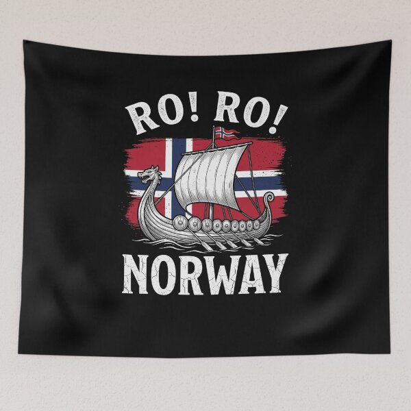 Item preview, Ro! Ro! Norway Norwegian Heritage Viking Culture designed and sold by SofenArt.