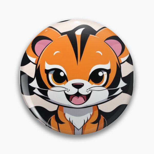 Item preview, Art - Stylized Tiger, Childrens Digital Illustration designed and sold by DoodyPets.