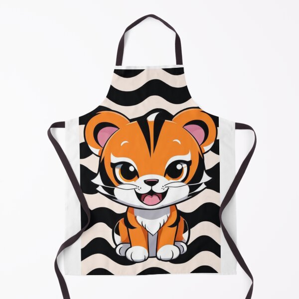 Item preview, Art - Stylized Tiger, Childrens Digital Illustration designed and sold by DoodyPets.
