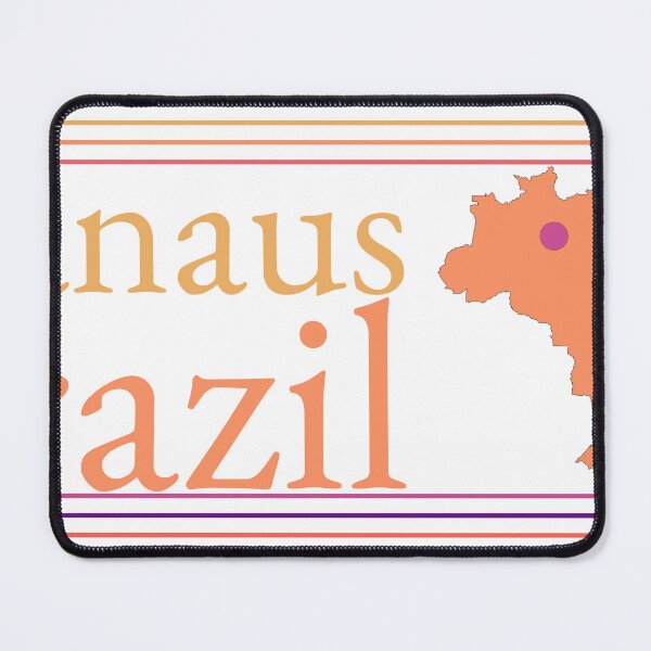 Item preview, Manaus Brazil City Marked On Country Map designed and sold by TheIconSmith.