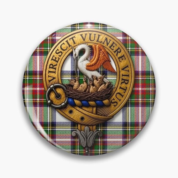 Item preview, Stewart Crest 3D and Modern Dress Tartan designed and sold by Kirrindy Designs.