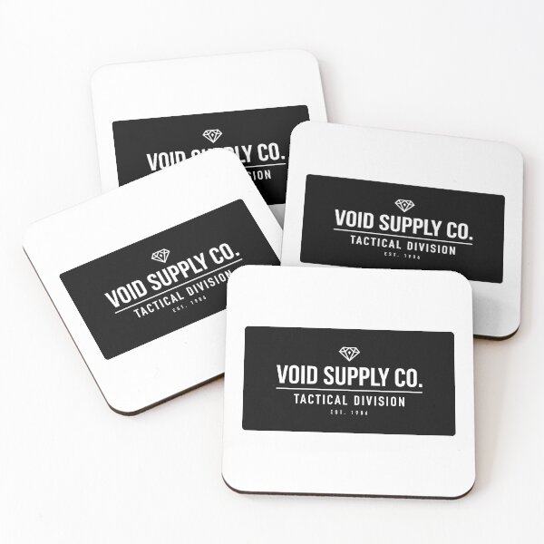 Item preview, Void Supply Co Tactical Division Fake Brand Minimal Streetwear Military Sticker Tee designed and sold by theminimalzone.