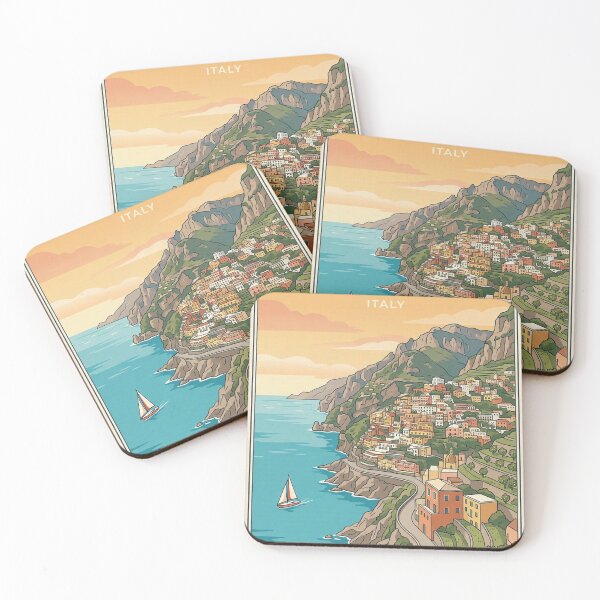 Item preview, sunset amalfi coast italy designed and sold by terrelldonald.