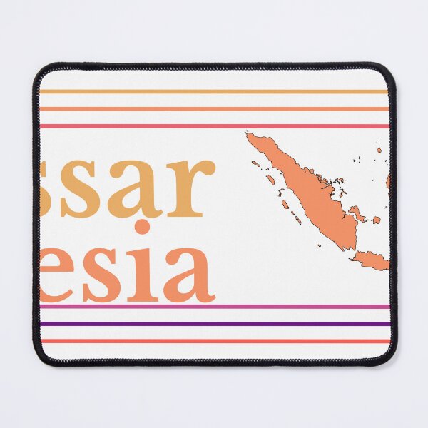 Item preview, Makassar Indonesia City Marked On Country Map designed and sold by TheIconSmith.