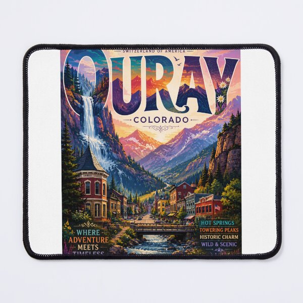 Item preview, Ouray Colorado San Juan Mountains Box Canyon Bridal Veil Falls Historic Town designed and sold by StampMyPassport.