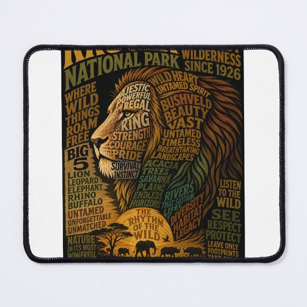 Item preview, Kruger National Park South Africa Big Five Bushveld Safari Wildlife Reserve designed and sold by StampMyPassport.