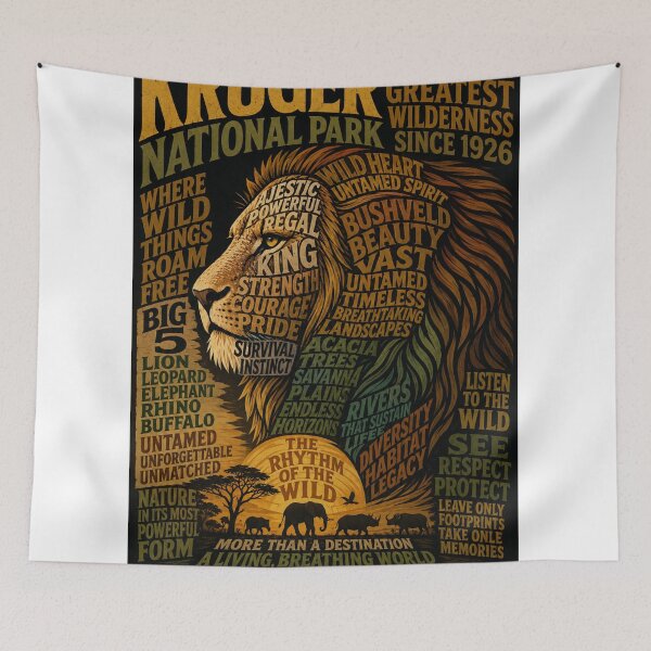 Item preview, Kruger National Park South Africa Big Five Bushveld Safari Wildlife Reserve designed and sold by StampMyPassport.