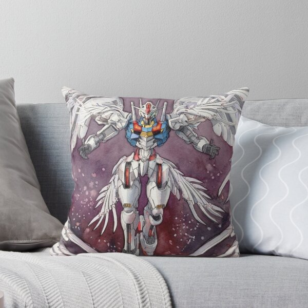 Item preview, full colour aerial gundam wing watercolour art designed and sold by sabartgunpla.
