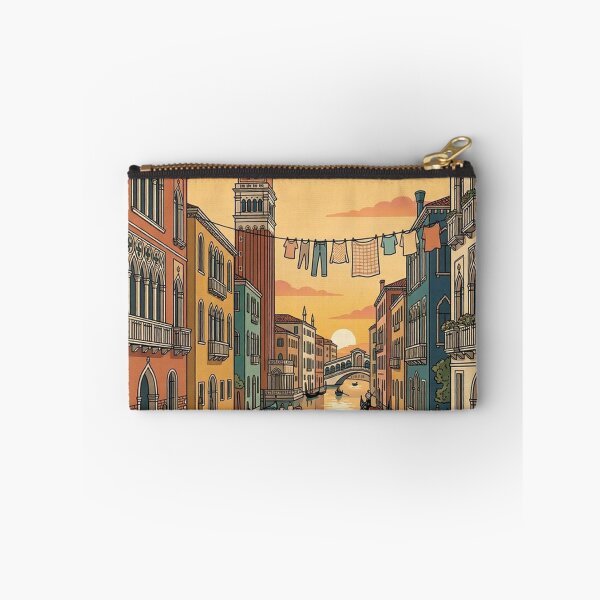 Item preview, Venice Italy Vintage Travel Poster Gondola Canal designed and sold by terrelldonald.