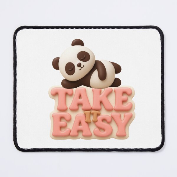 Item preview, Take It Easy Cute 3D Sleeping Panda Sticker designed and sold by thazinart.
