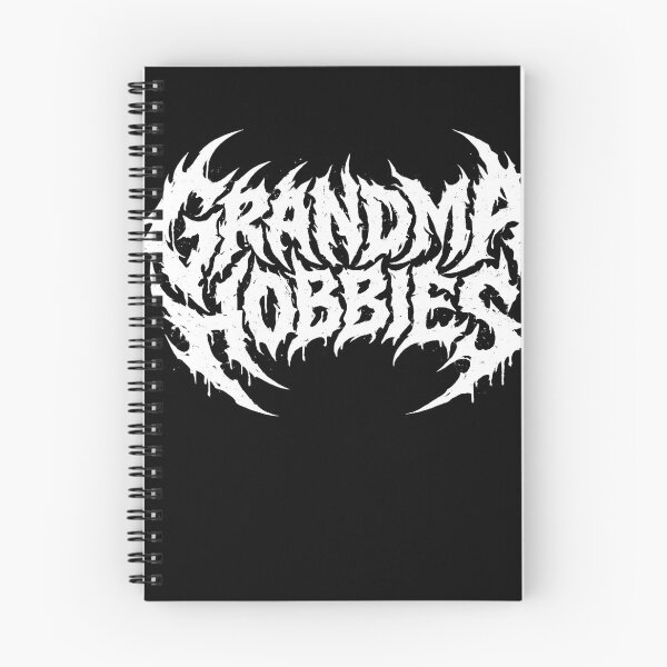 Item preview, Grandma Hobbies Funny Heavy Metal Style Craft Humor Graphic designed and sold by pingodesign.