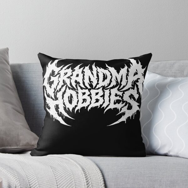 Item preview, Grandma Hobbies Funny Heavy Metal Style Craft Humor Graphic designed and sold by pingodesign.
