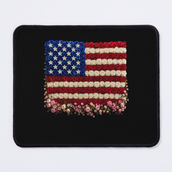 Item preview, USA Shirt, Flower USA Shirt, United States Shirt, 4th of July Shirt, Floral Patriotic Shirt, USA Shirt, American Flag designed and sold by THREE LITTLE BEANS.