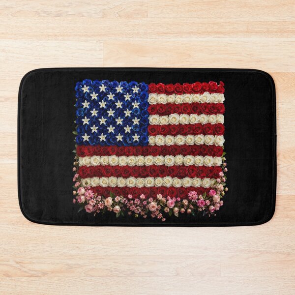 Item preview, USA Shirt, Flower USA Shirt, United States Shirt, 4th of July Shirt, Floral Patriotic Shirt, USA Shirt, American Flag designed and sold by THREE LITTLE BEANS.