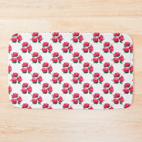 Item preview, Pink rose wallpaper pattern designed and sold by Stormsoaked.