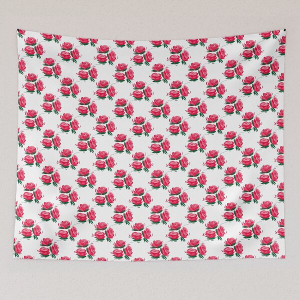 Item preview, Pink rose wallpaper pattern designed and sold by Stormsoaked.