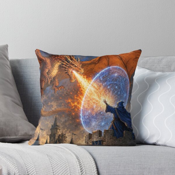 Item preview, Defending against the dragon designed and sold by Island Art Studios.
