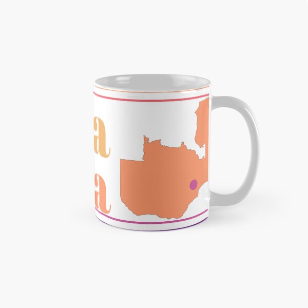Item preview, Lusaka Zambia City Marked On Country Map designed and sold by TheIconSmith.