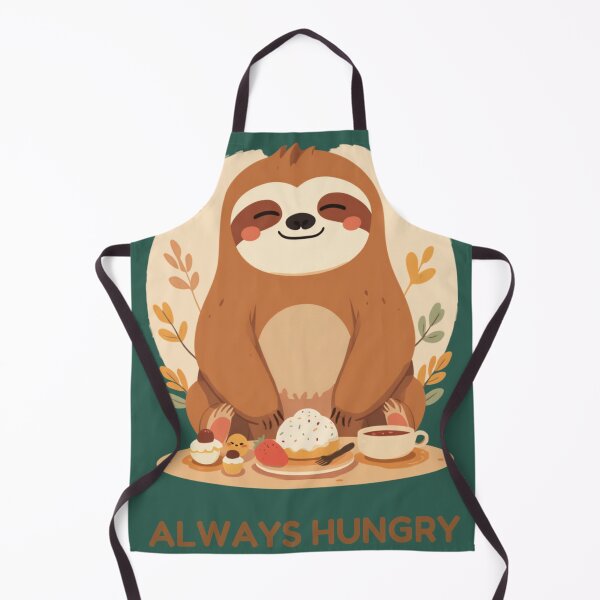 Item preview, Always Hungry Sloth Funny Kawaii Quote Cute Animal T-Shirt designed and sold by WrongGift.