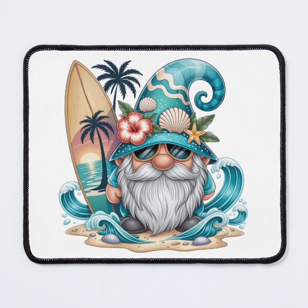 Item preview, Surfing Gnome at the Beach designed and sold by jkrphoto.