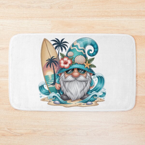 Item preview, Surfing Gnome at the Beach designed and sold by jkrphoto.