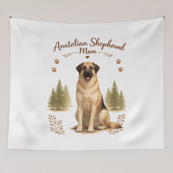 Item preview, Anatolian Shepherd Mom Cute Anatolian Shepherd Dog Lover Vintage Watercolor Illustration designed and sold by FurAndFlaireg.