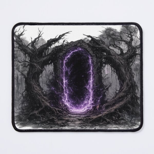 Item preview, Dark Forest Magic Portal Purple Glow Gothic Fantasy Design designed and sold by irfanshikh.