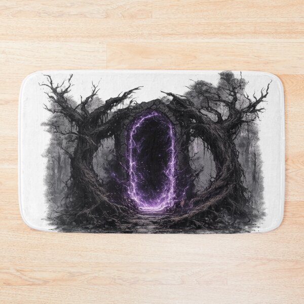 Item preview, Dark Forest Magic Portal Purple Glow Gothic Fantasy Design designed and sold by irfanshikh.