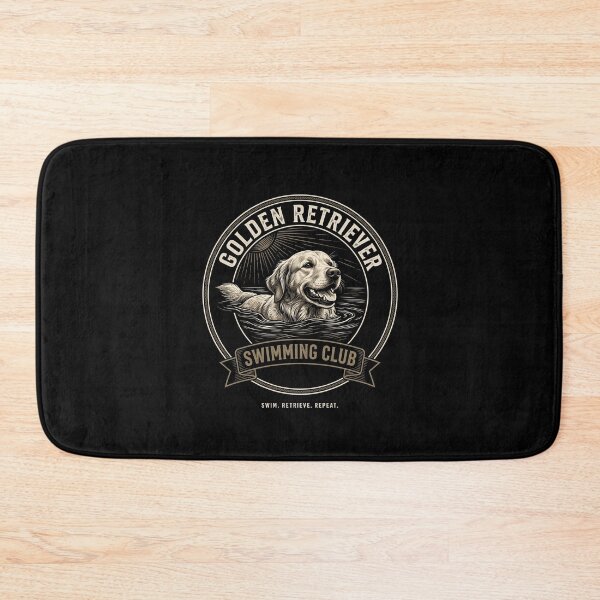 Item preview, Golden Retriever Swimming Club Swim. Retrieve. Repeat. Dog Lover Owner designed and sold by SofenArt.