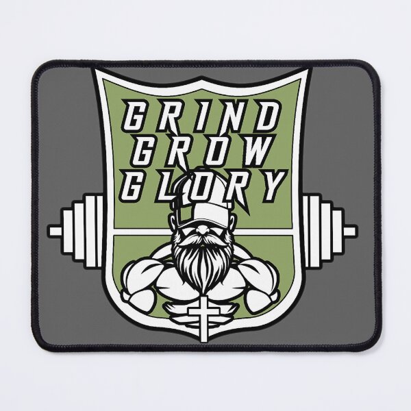 Item preview, Grind Grow Glory | Christian Gym | Faith Fitness Design designed and sold by Bezuiden.