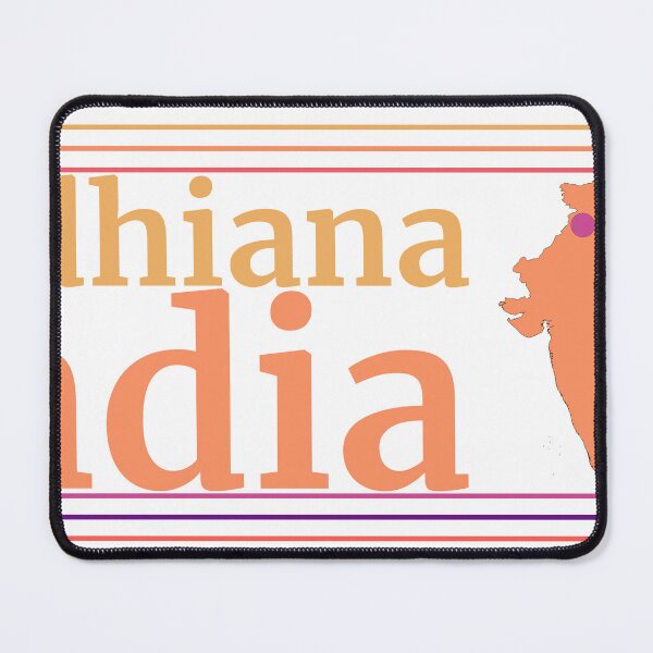 Item preview, Ludhiana India City Marked On Country Map designed and sold by TheIconSmith.