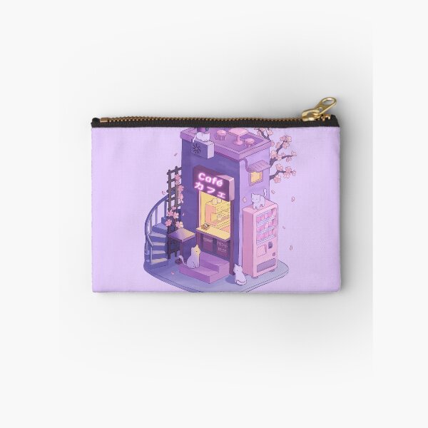 Item preview, cat cafe sakura japanese poster designed and sold by Mypixieart.