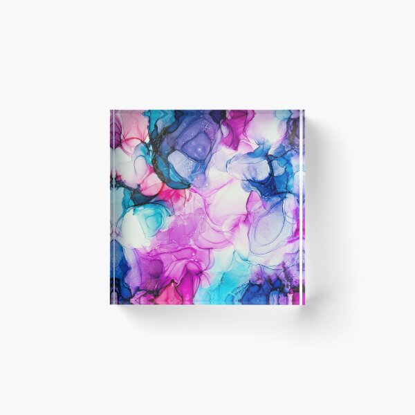 Item preview,   purple and  Blue Flowing Abstract Painting designed and sold by Differenceee.