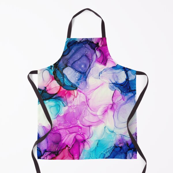 Item preview, purple and Blue Flowing Abstract Painting designed and sold by Differenceee.