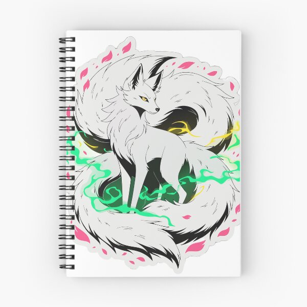 Item preview, Sakura Fox Spirit Sticker designed and sold by inkfusionhub99.