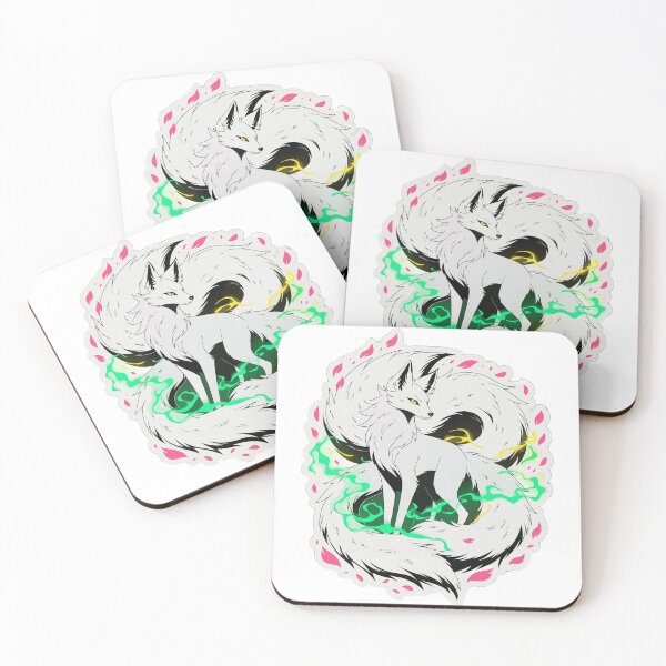 Item preview, Sakura Fox Spirit Sticker designed and sold by inkfusionhub99.
