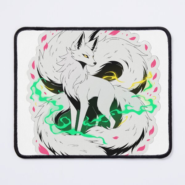 Item preview, Sakura Fox Spirit Sticker designed and sold by inkfusionhub99.