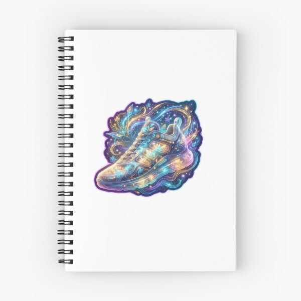 Item preview, Nebula Ivy Futuristic Sneaker Sticker designed and sold by Imaginarium of Chaos falcon88 .