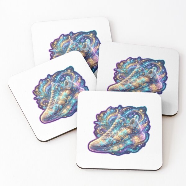 Item preview, Nebula Ivy Futuristic Sneaker Sticker designed and sold by Imaginarium of Chaos falcon88 .