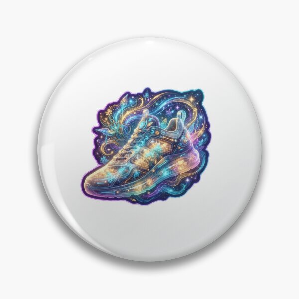 Item preview, Nebula Ivy Futuristic Sneaker Sticker designed and sold by Imaginarium of Chaos falcon88 .