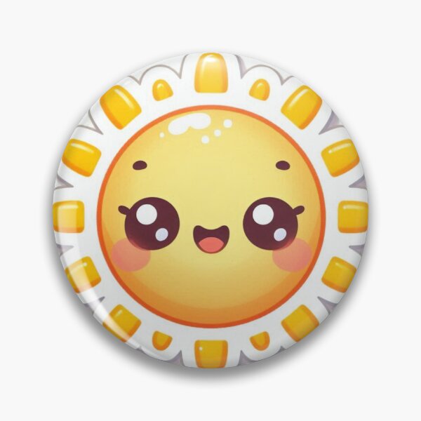 Item preview, Kawaii Sun Sticker | Cute Pastel Sunshine designed and sold by PastelPawsArt.