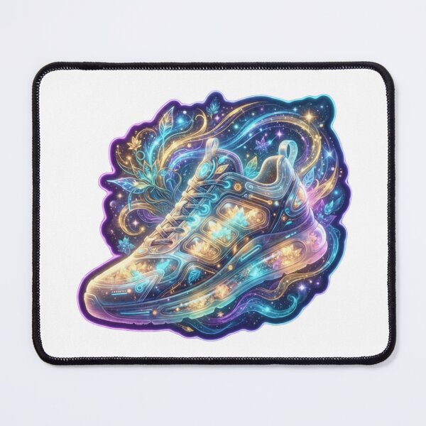 Item preview, Nebula Ivy Futuristic Sneaker Sticker designed and sold by Imaginarium of Chaos falcon88 .