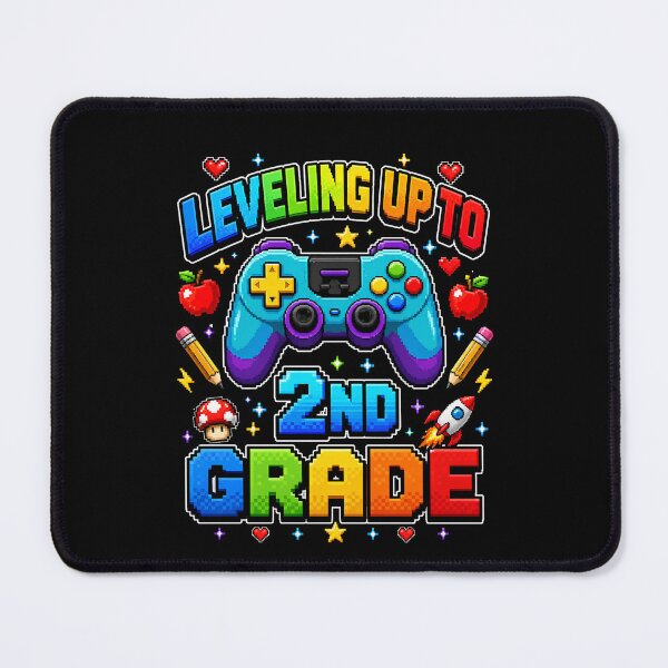 Item preview, Leveling Up to 2nd Grade Shirt, Back to School Video Game Tee, Gamer Teacher Student Gift, Second Grade designed and sold by THREE LITTLE BEANS.