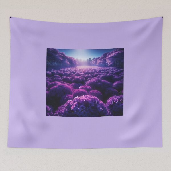 Item preview, BLOOMSCAPE OF THE PURPLE HORIZON designed and sold by Catalina Kate.