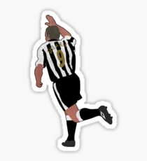 Shearer 9 Raised Arm Celebration Sticker