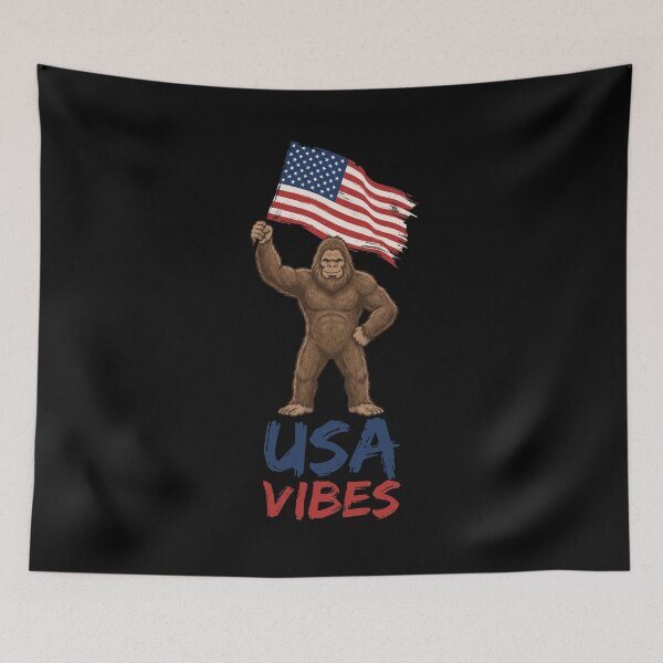 Item preview, USA Vibes Bigfoot American Patriot designed and sold by SofenArt.