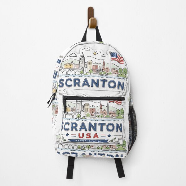 Item preview, Scranton USA Cute 3D Skyline Label Label Text SCRANTON USA ?? designed and sold by PaintMeWorld.