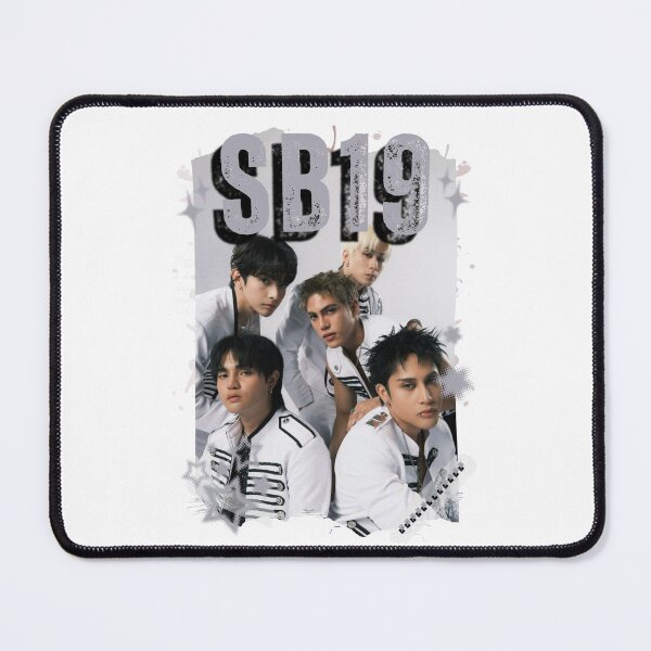 Item preview, SB19 Kings of P-pop Filipino in Monochrome Black and White Collage Art Design designed and sold by HELL0WBELLO.