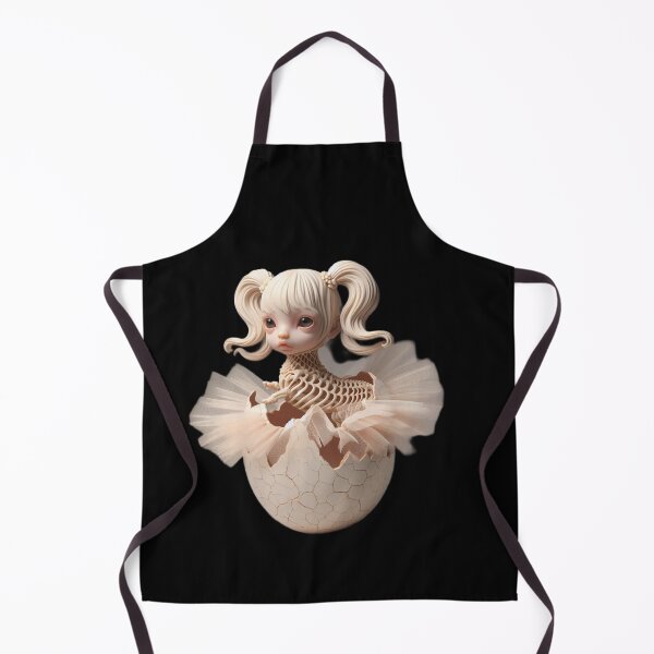 Item preview, The Hatching Ballerina – Uncanny Mermaid Doll Monster designed and sold by LujziWorld.