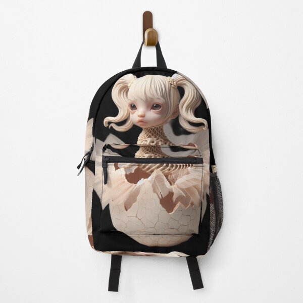 Item preview, The Hatching Ballerina – Uncanny Mermaid Doll Monster designed and sold by LujziWorld.